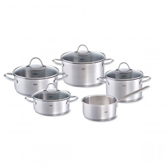 Fissler Σετ Μαγειρικά Σκεύη Paris Line 5Τμχ.