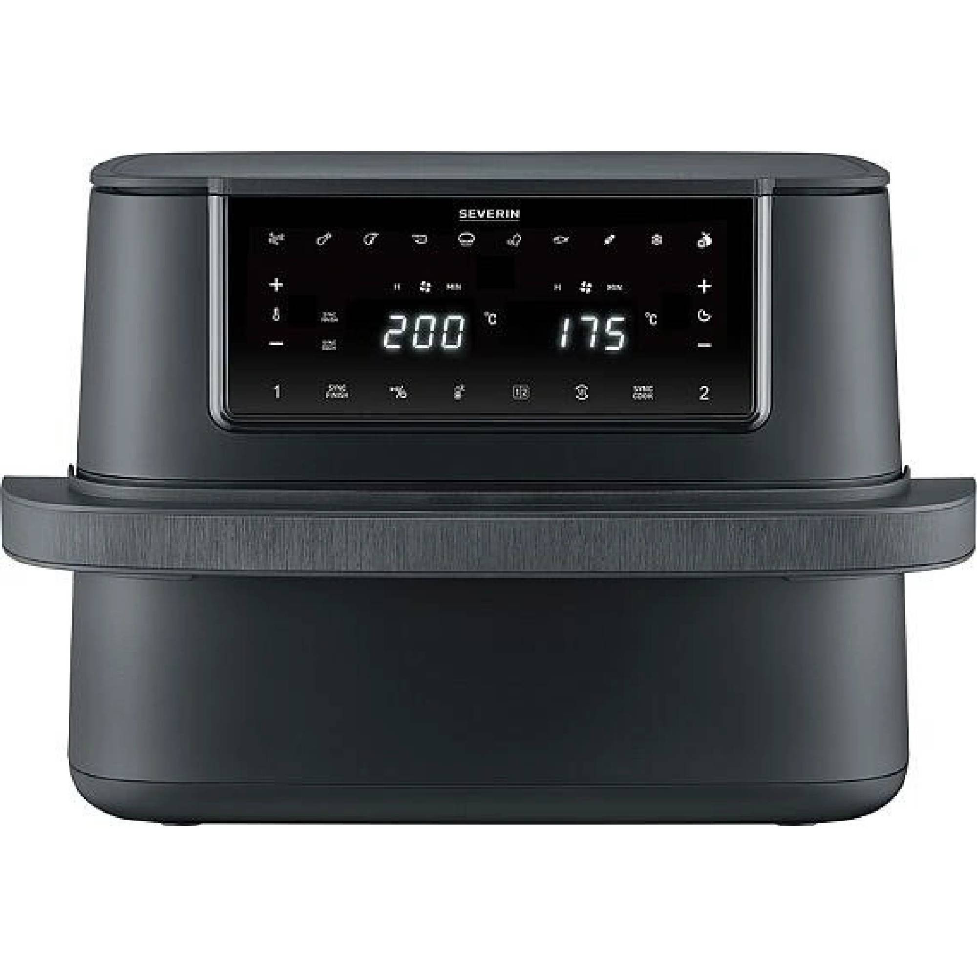 SEVERIN Severin Φριτέζα Αέρος Air Fryer Με Αποσπώμενο Κάδο 9lt Max Dual Zone