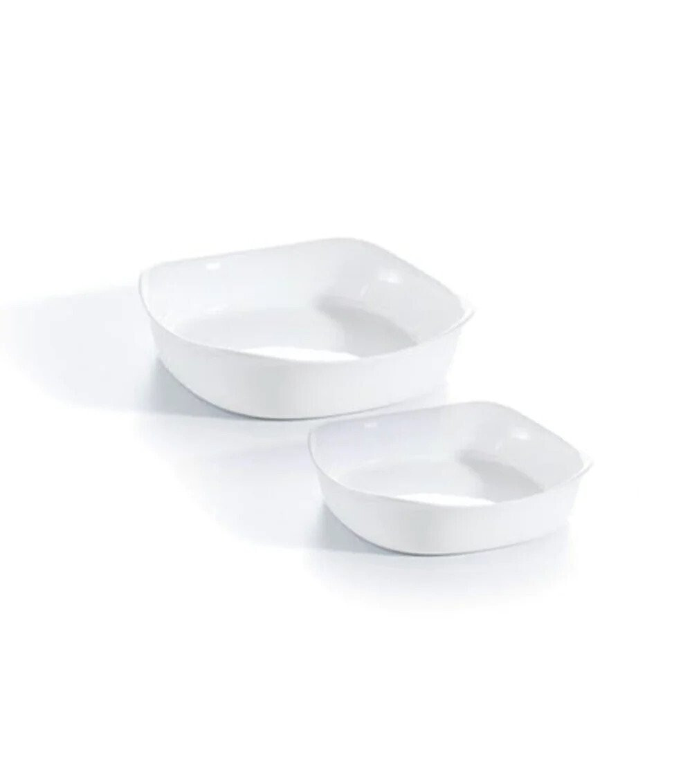 LUMINARC - ΣΗΜΑΝΤΙΚΟ: Σε περίπτωση διαφοράς τιμής από το κατάστημα ισχύει παντα και μόνο η τιμή του καταστήματος Luminarc Σετ Πυρίμαχα Σκεύη Smart Cusine Τετράγωνα