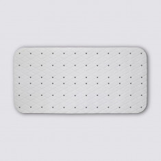 5Five Πατάκι Μπάνιου Αντιολισθητικό PVC Λευκό 70x35cm