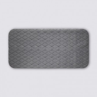 5Five Πατάκι Μπάνιου Αντιολισθητικό PVC Γκρι70x35cm