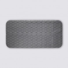 5Five Πατάκι Μπάνιου Αντιολισθητικό PVC Γκρι70x35cm