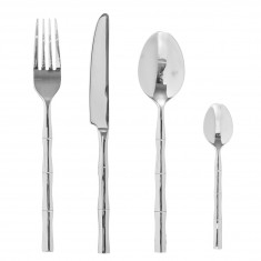 Secret De Gourmet Μαχαιροπίρουνα Ανοξείδωτα Bamboo Σετ 24Τμχ.