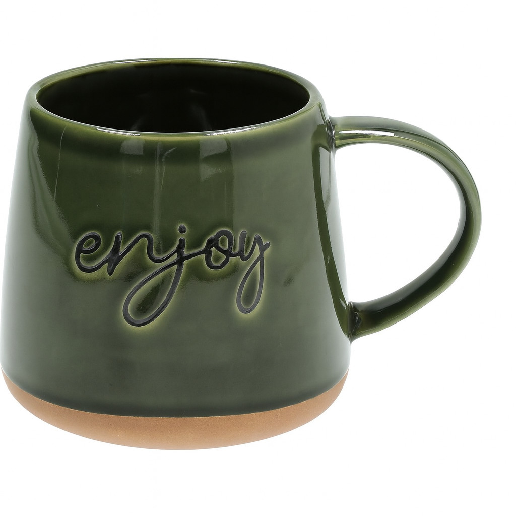 Tognana Κούπα πρωινού Πορσελάνης Enjoy Green 640ml