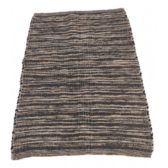 Arte Regal Χαλί Γιούτας Μαύρη Ρίγα 60Χ90cm