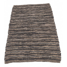 Arte Regal Χαλί Γιούτας Μαύρη Ρίγα 60Χ90cm