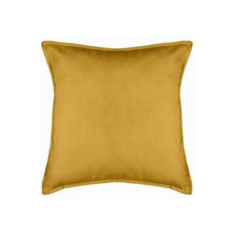 Atmosphera Μαξιλάρι Διακοσμητικό Υφασμάτινο Βελουτέ Yellow 55Χ55cm