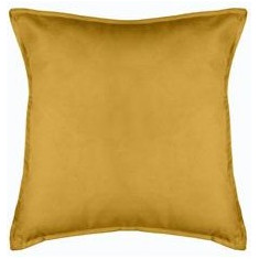 Atmosphera Μαξιλάρι Διακοσμητικό Υφασμάτινο Βελουτέ Yellow 55Χ55cm
