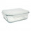 Δοχείο Τροφίμων Ορθογώνιο Γυάλινο 1,5Lt.