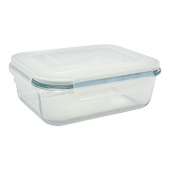 Δοχείο Τροφίμων Ορθογώνιο Γυάλινο 1Lt.