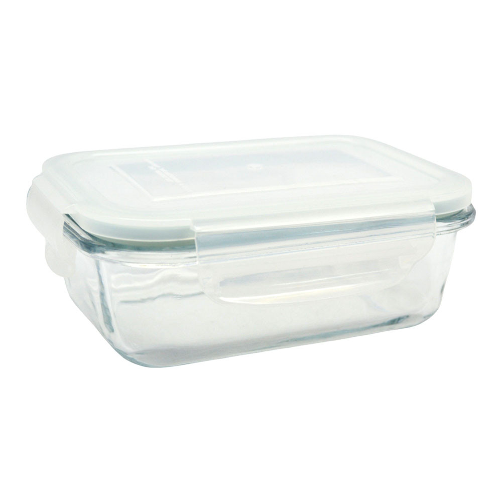 Ankor - ΣΗΜΑΝΤΙΚΟ: Σε περίπτωση διαφοράς τιμής από το κατάστημα ισχύει παντα και μόνο η τιμή του καταστήματος Δοχείο Τροφίμων Ορθογώνιο Γυάλινο 300ml