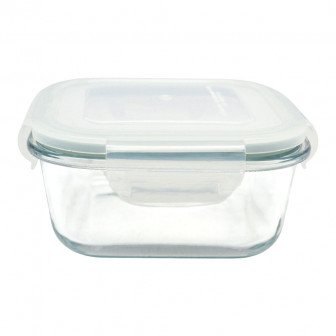 Δοχείο Τροφίμων Τετράγωνο Γυάλινο 450ml
