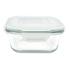 Δοχείο Τροφίμων Τετράγωνο Γυάλινο 450ml