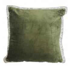 Atmosphera Μαξιλάρι Διακοσμητικό Υφασμάτινο Βελούδινο Green 45X45cm