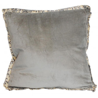 Atmosphera Μαξιλάρι Διακοσμητικό Υφασμάτινο Βελούδινο Grey 45X45cm