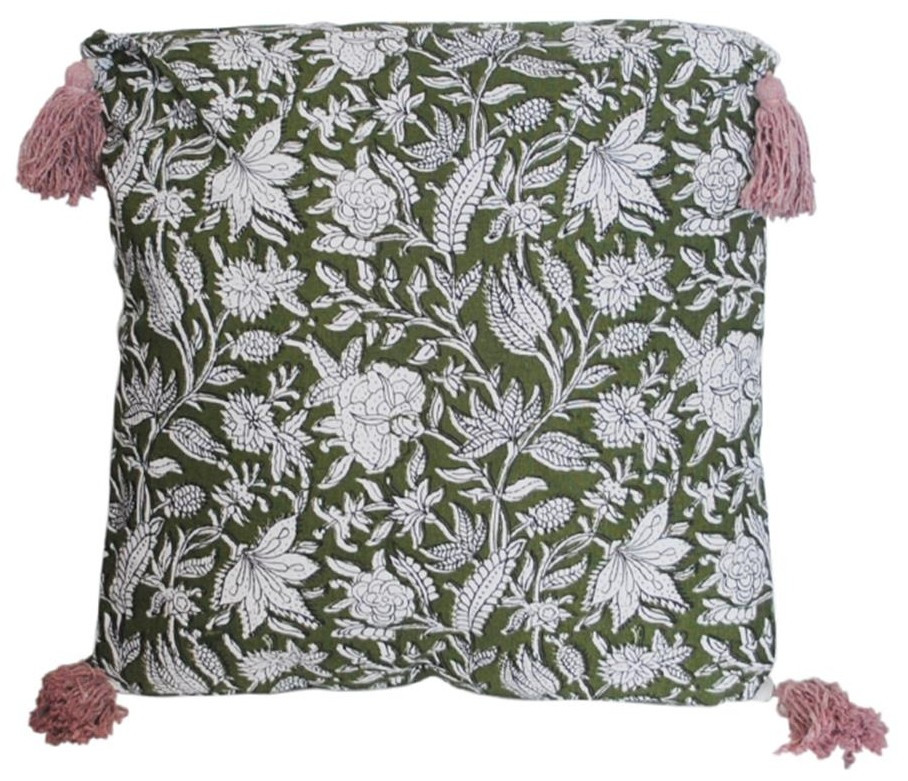 Atmosphera Μαξιλάρι Διακοσμητικό Υφασμάτινο Green 45X45cm