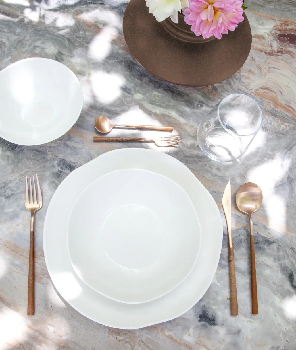 IONIA IONIA Σερβίτσιο Φαγητού Σετ 18Τμχ. Πορσελάνης Ermioni