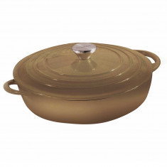 Brandani Κατσαρόλα - Γάστρα Από Μαντέμι 30cm Γκρι