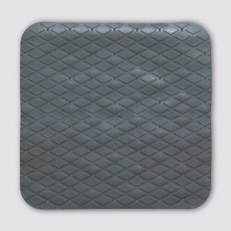 5Five Πατάκι Μπάνιου Ντουζιέρας Αντιολισθητικό PVC Grey 50cm