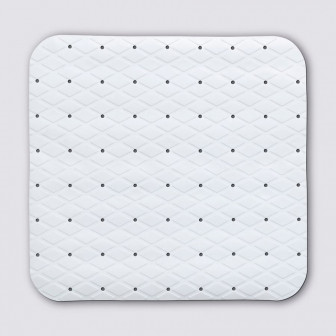 5Five Πατάκι Μπάνιου Ντουζιέρας Αντιολισθητικό PVC White 50cm