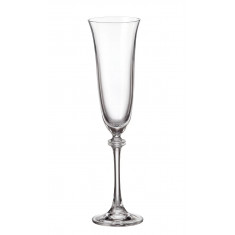 Bohemia Ποτήρια Κρυστάλλινα Σετ 6τμχ Σαμπάνιας Asio 190ml.