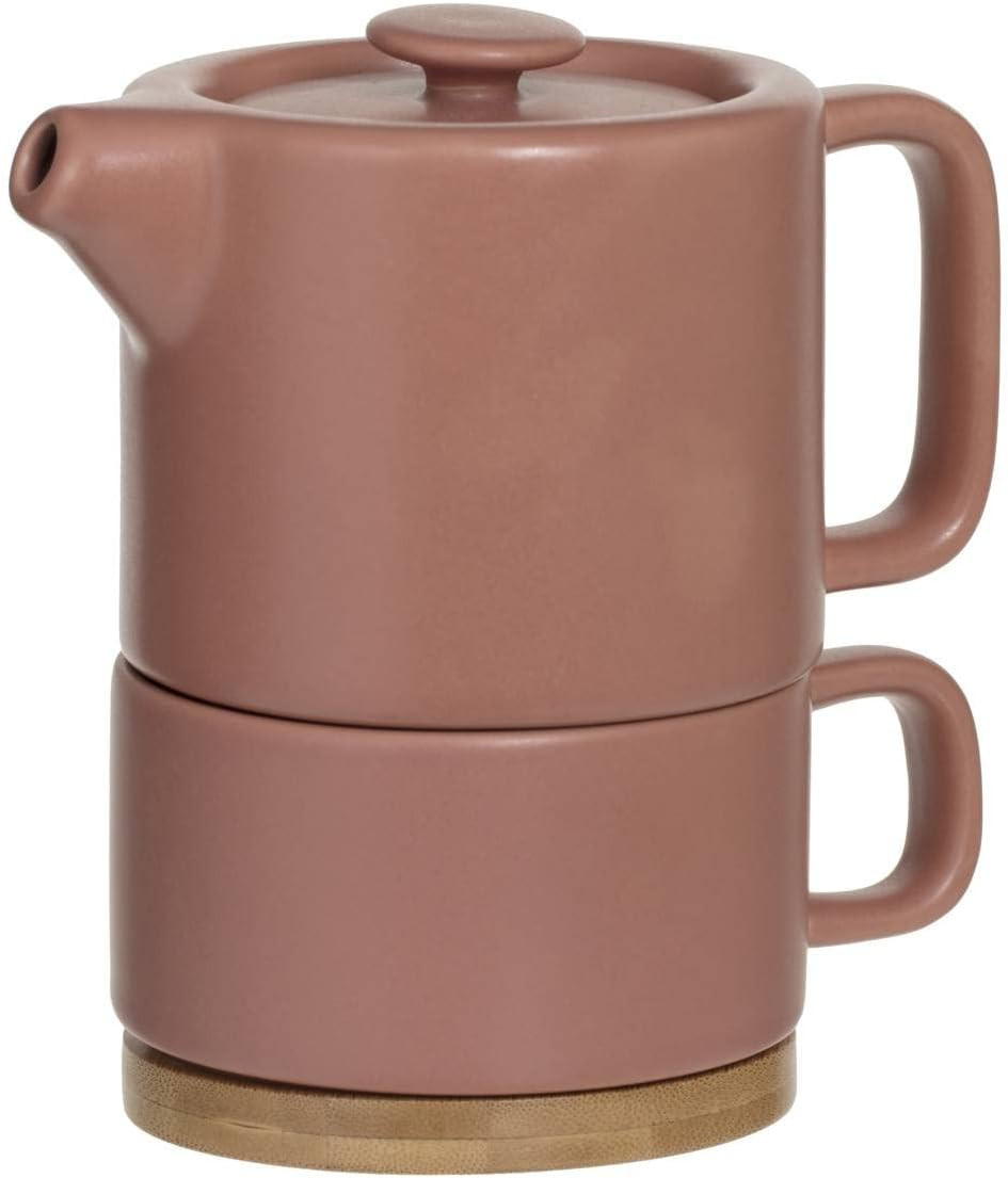 SECRET DE GOURMET Secret de Gourmet Κούπα Με Τσαγιέρα Κεραμική Terracotta 400ml