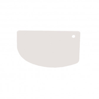 Σπάτουλα - Χούφτα Ζαχαροπλαστικής Πλαστική Λευκή 10x13cm