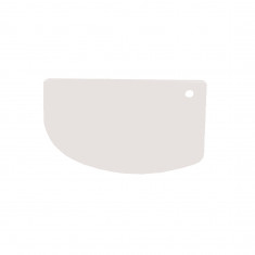 Σπάτουλα - Χούφτα Ζαχαροπλαστικής Πλαστική Λευκή 10x13cm