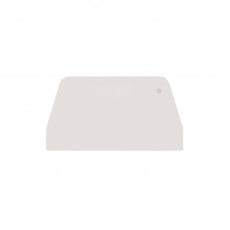 Σπάτουλα - Χούφτα Ζαχαροπλαστικής Πλαστική Λευκή 12,8x19,5cm