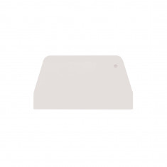 Σπάτουλα - Χούφτα Ζαχαροπλαστικής Πλαστική Λευκή 12,8x19,5cm