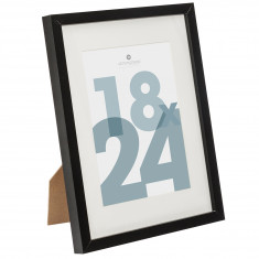 Atmosphera Κορνίζα Ξύλινη Σε Μαύρο Χρώμα 18x24cm