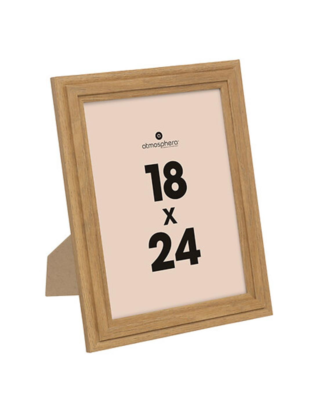 ATMOSPHERA Atmosphera Κορνίζα Ξύλινη Σε Φυσικό Χρώμα 18x24cm