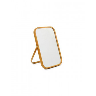 Καθρέπτης Επιτραπέζιος Ξύλινος Φυσικό 39x26cm
