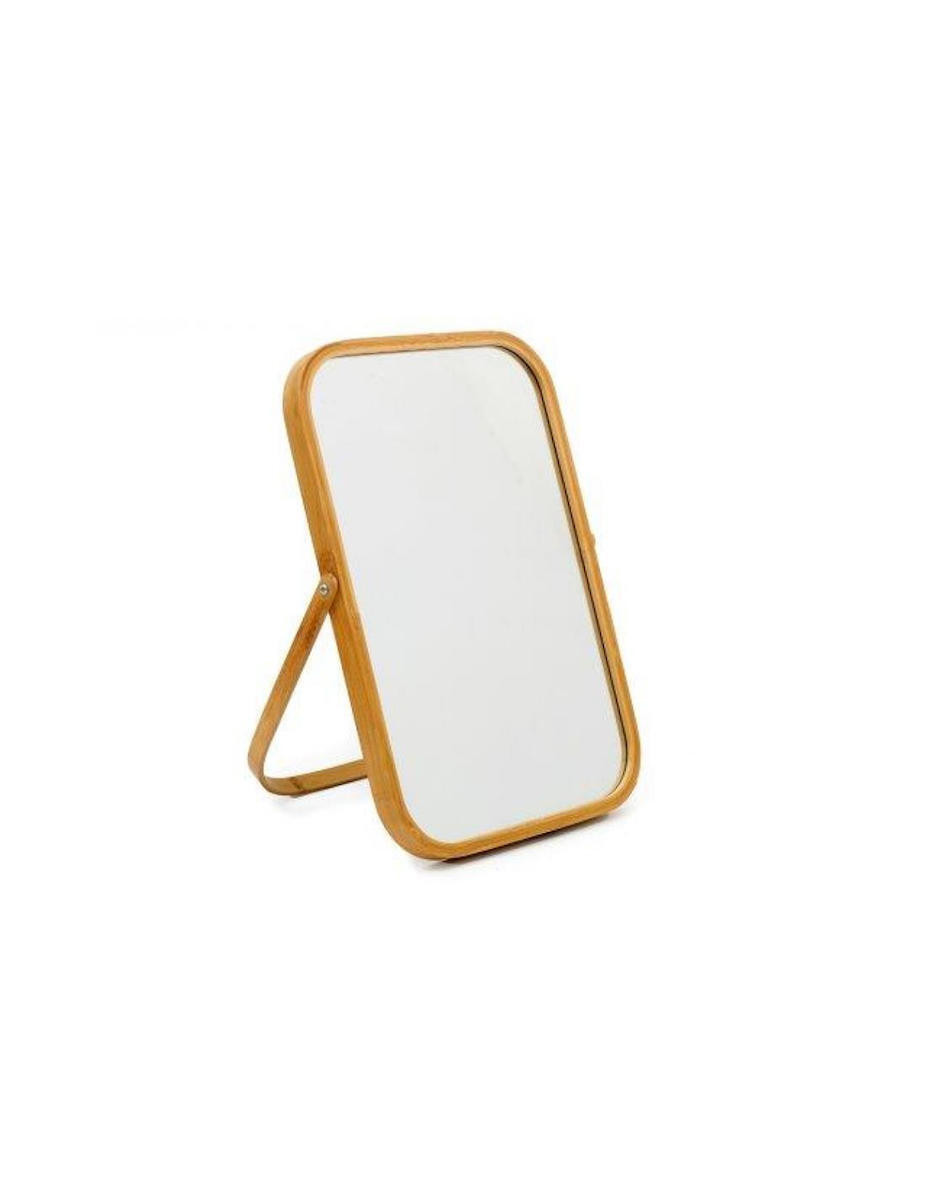 Καθρέπτης Επιτραπέζιος Ξύλινος Φυσικό 39x26cm