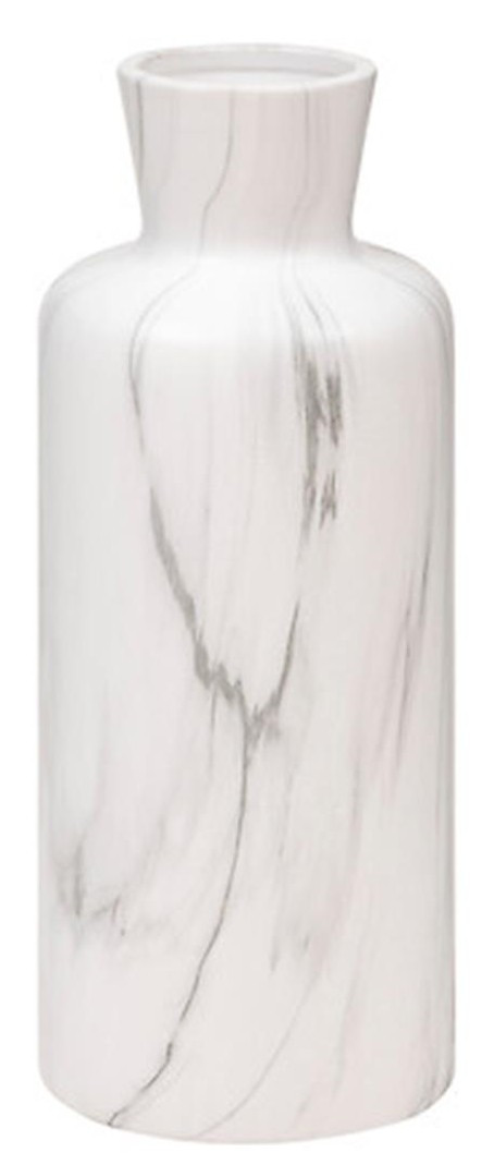 Atmosphera Διακοσμητικό Βάζο Κεραμικό Marble 11cmx30cm