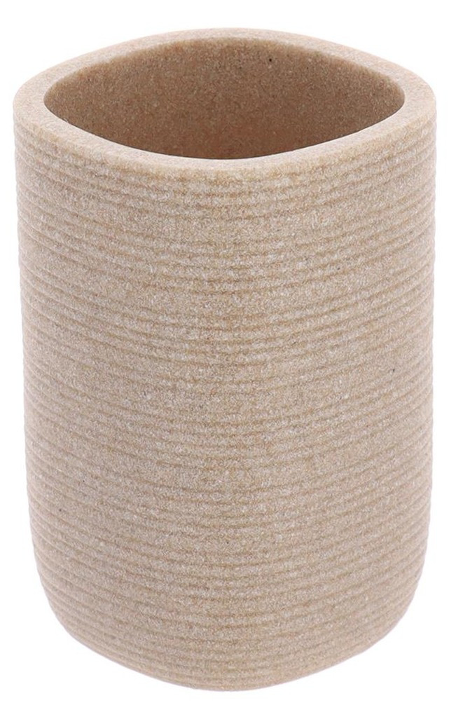 Arti Casa Θήκη Για Οδοντόβουρτσες Polyresin Beige