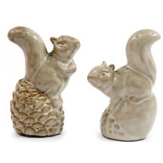 Arti Casa Διακοσμητική Κεραμική Φιγούρα Σκίουρος 12cm