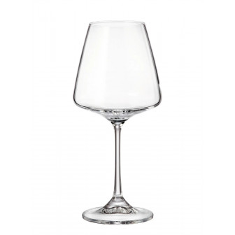 Bohemia Ποτήρια Κρυστάλλινα Σετ 6τμχ Κόκκινου Κρασιού Corvus 450ml