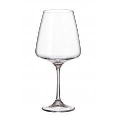 Bohemia Ποτήρια Κρυστάλλινα Σετ 6τμχ Κόκκινου Κρασιού Corvus 570ml