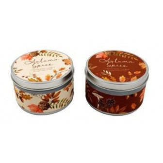 Arti Casa Αρωματικό Κερί Σε Μεταλλικό Κουτί Autum Leaves