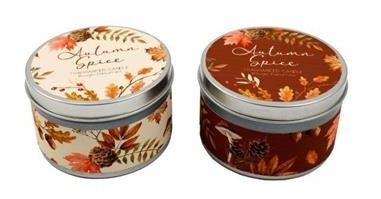 Arti Casa Αρωματικό Κερί Σε Μεταλλικό Κουτί Autum Leaves