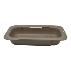 Επεκτεινόμενο Σουρωτήρι Πλαστικό Καφέ 47,8x20x6,5cm