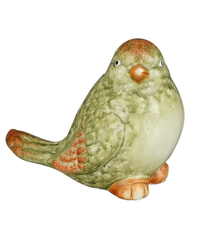 Arti Casa Διακοσμητικό Πουλάκι Κεραμικό Green 8cm