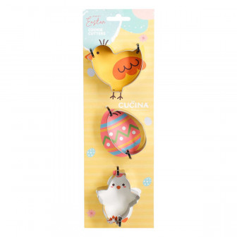 Πασχαλινά Κουπ-Πατ Μεταλλικά Σετ 3Τμχ.