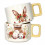 Brandani Πασχαλινές Κούπες Πορσελάνης Πασχαλινές Σετ 2τμχ Sweet Bunny
