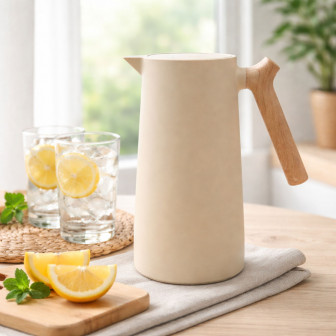 Κανάτα Θερμός Σε Μπεζ Χρώμα 1Lt