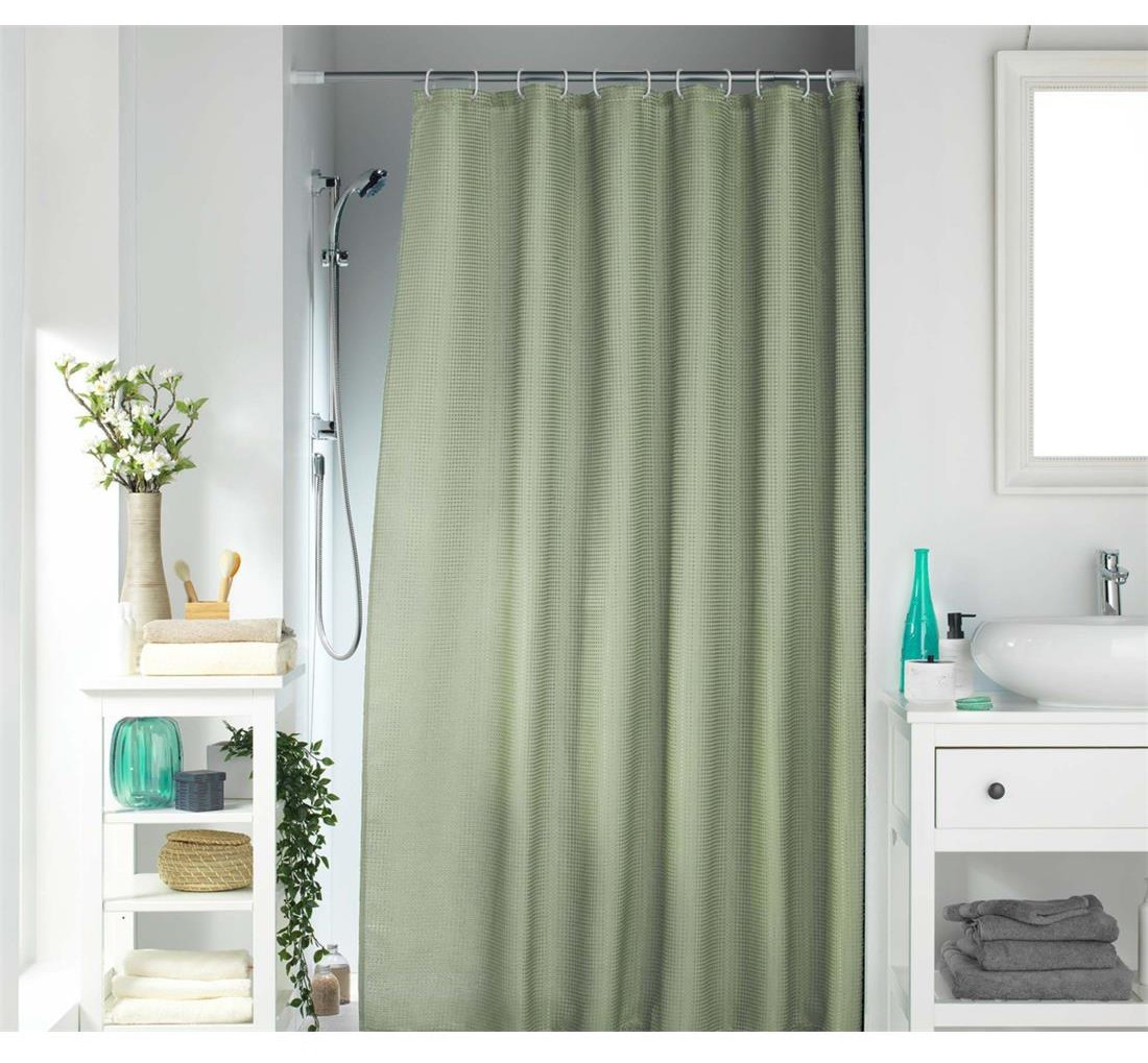 Arti Casa Κουρτίνα Μπάνιου Polyester jacquard Green 180