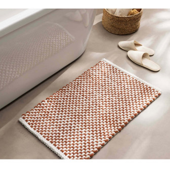 Arti Casa Πατάκι Μπάνιου Chenille Terracotta 50X80cm