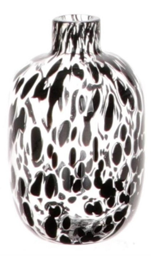Atmosphera Διακοσμητικό Γυάλινο Βάζο Panther 19cm