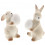 Arti Casa Πασχαλινός Κεραμικός Λαγός Με Αυγουλάκι 15cm